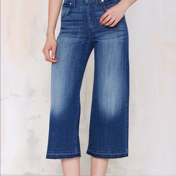 7 For All Mankind Denim - 7 for all mankind | Wide Leg | Crop | Size 28